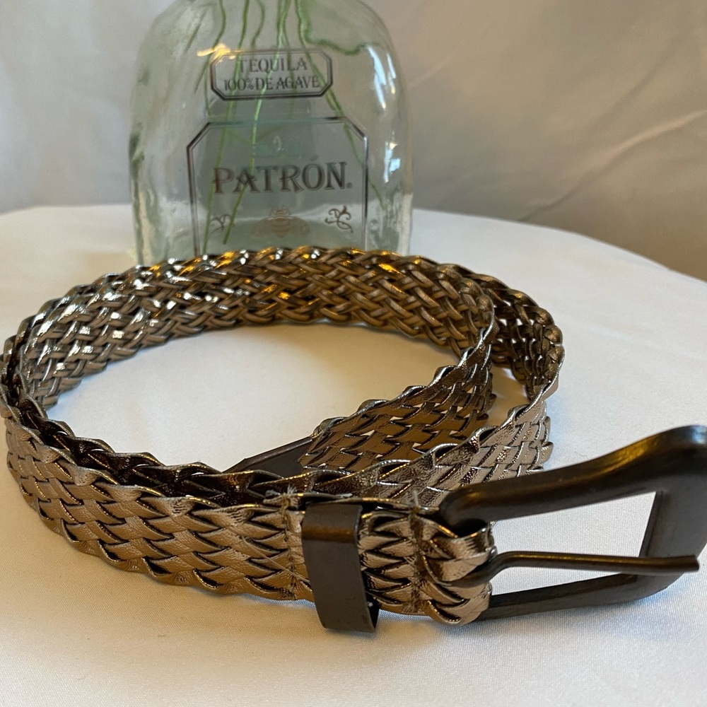 Bronze Belt with Adjustable Buckle and Smooth Finish